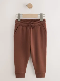 Vert kaki / Marron rouille / Écru - Lot de 3 joggings Soft Touch (3mois-7ans)