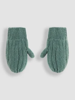 Vert kaki - Mitaines JoJo Maman Bébé en maille