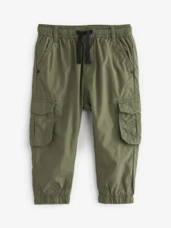 Vert kaki - Pantalon cargo doublé (3mths-7yrs)