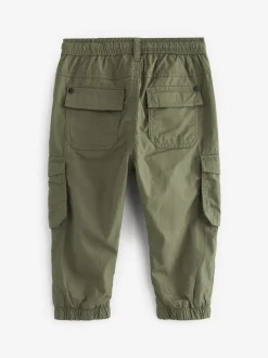 Vert kaki - Pantalon cargo doublé (3mths-7yrs)