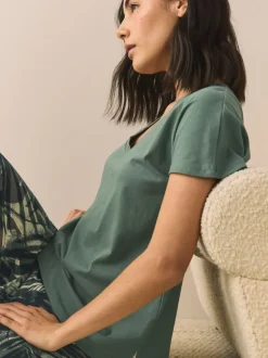 Vert kaki - Pyjama à manches courtes