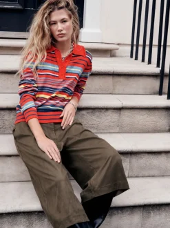 Vert kaki - Short long en faux daim