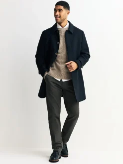 Vert kaki - Slim Fit (Slim Fit) - Pantalon chino stretch