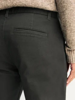 Vert kaki - Slim Fit (Slim Fit) - Pantalon chino stretch