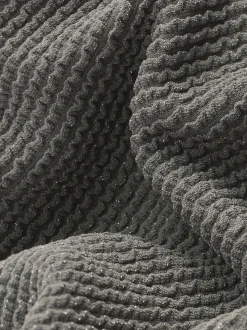 Vert kaki pailleté - Maillot de bain plongeant et galbant avec contrôle du ventre