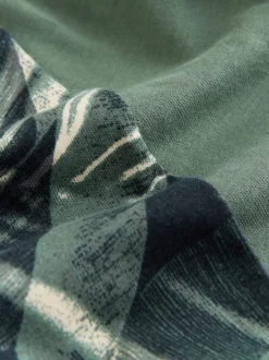 Vert kaki palmier - Ensemble pyjama short