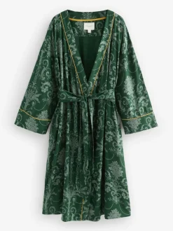 Vert émeraude - Peignoir Laura Ashley Josette