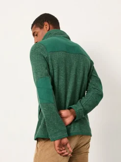 Vert émeraude - Sweat FatFace à demi-fermeture éclair