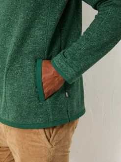 Vert émeraude - Sweat FatFace à demi-fermeture éclair