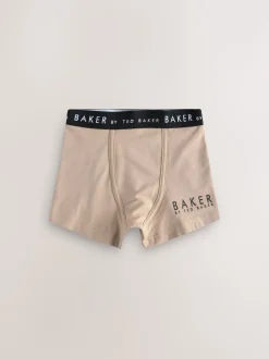 Vert multicolore - Lot de 5 boxers Baker by Ted Baker garçon