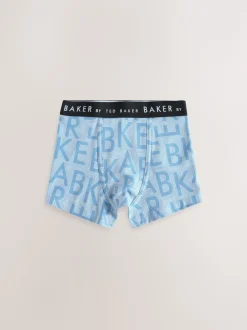 Vert multicolore - Lot de 5 boxers Baker by Ted Baker garçon