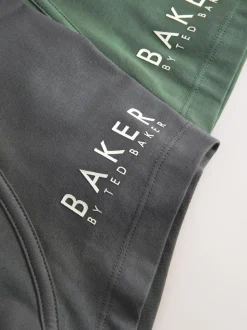 Vert multicolore - Lot de 5 boxers Baker by Ted Baker garçon