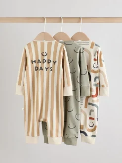 Vert olive - Lot de 3 dors-bien bébé (0-3ans)