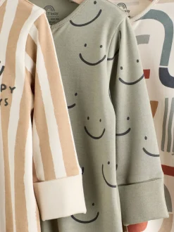 Vert olive - Lot de 3 dors-bien bébé (0-3ans)