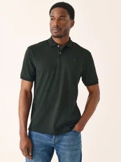 Vert olive riche - Slim Fit (Slim Fit) - Polo Manches courtes Pique