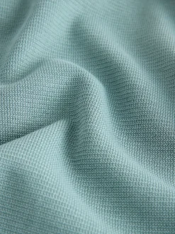 VERT SAUGE - T-shirt à manches longues avec faux col rond