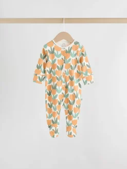 Vert sauge imprimé floral - Combinaisons de sommeil pour bébé 5 Pack (0mois-2ans)