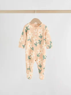 Vert sauge imprimé floral - Combinaisons de sommeil pour bébé 5 Pack (0mois-2ans)