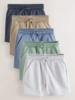 Vert sauge, vert, bleu et gris - Short en jersey 3 Pack (3mois-7ans)