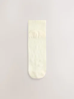 Vert sauge/Crème/Gris - soi-même. Lot de 3 paires de chaussettes raccourcies à logo brodé à la cheville