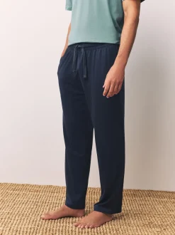 Vert sauge/gris ardoise - Ensemble de 2 pyjamas longs ouverts en jersey