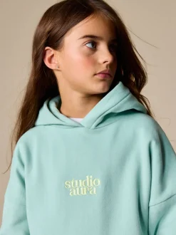 Vert Studio Aura - Sweat à capuche (3-16 ans)