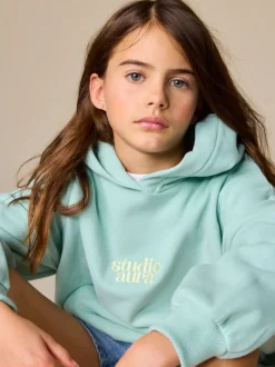Vert Studio Aura - Sweat à capuche (3-16 ans)
