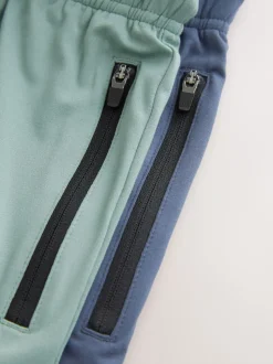 Vert/Bleu - Short de sport léger 2 Pack (3-17ans)