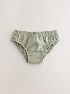 Vert/Bleu - Slip en coton 100% 7 Paquet (1.5-16ans)