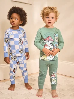 Vert/bleu/rouge Paw Patrol - Lot de 3 pyjamas Snuggle sous licence (9mois -9ans)