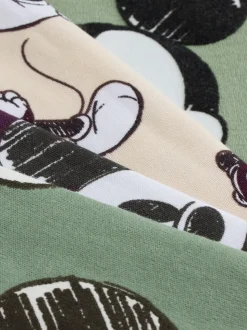 Vert/écru Mickey Mouse - Lot de 3 pyjamas Snuggle sous licence (9mois -10ans)