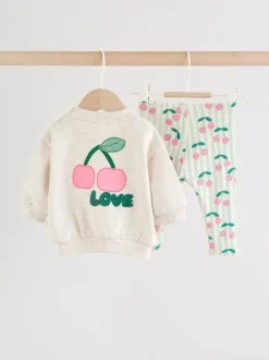 Vert/Gris - Ensemble 2 Pieces pour Sweat-shirt et Leggings BÉBÉ (0mois-2ans)