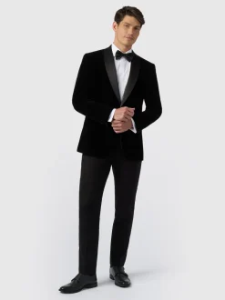 Veste Antique Rogue en velours à revers châle