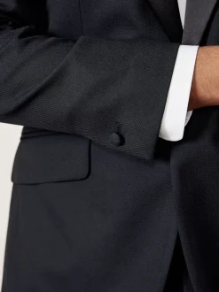 Veste de smoking Reiss Sinatra classique en jacquard à simple boutonnage