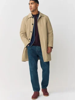 Violet - Ajustement régulier - T-shirt à manches longues de cou d'équipage