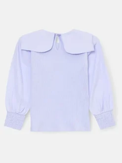 Violet - Chemisier Angel & Rocket Elise à manches longues avec col à nœud