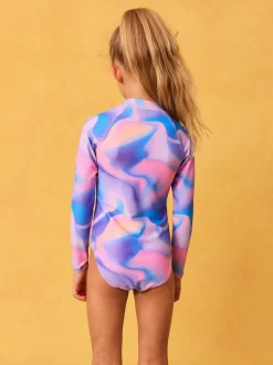 Violet - Maillot de bain Sunsafe à manches longues (3mois-16ans)