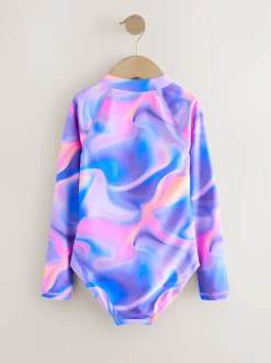 Violet - Maillot de bain Sunsafe à manches longues (3mois-16ans)