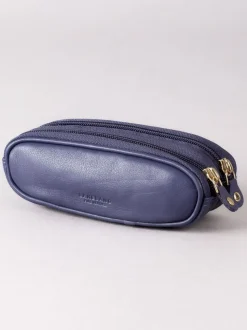 Violet - Étui Lakeland en cuir à deux verres