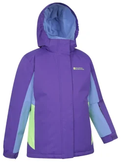 Violet - Veste de ski Mountain Warehouse Honey doublée de polaire