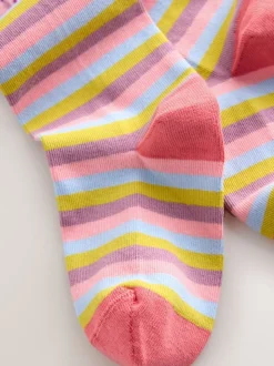 Violet lilas - Collants Character à rayures riches en coton