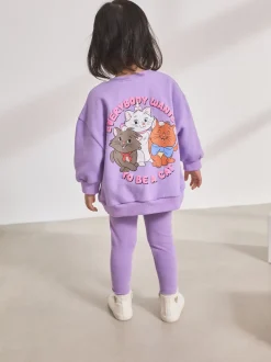 Violet lilas - Disney Ensemble sweat et leggings Aristocats (3mois-7ans)
