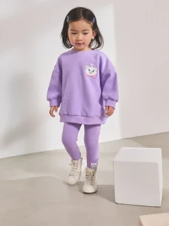 Violet lilas - Disney Ensemble sweat et leggings Aristocats (3mois-7ans)