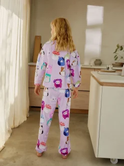 Violet lilas - Pyjama Squishmallows en polaire confortable (5-14ans)