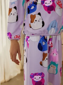 Violet lilas - Pyjama Squishmallows en polaire confortable (5-14ans)
