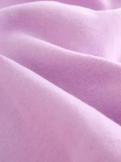 Violet lilas - Sweat-shirt à col zippé (3mois-7ans)