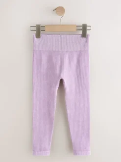 Violet lilas - Taille haute Leggings (3-16ans)