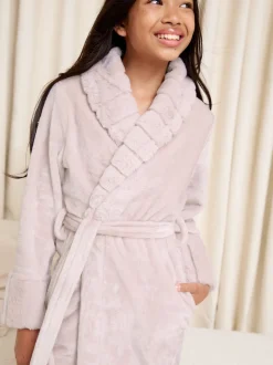 Violet mauve - Robe de chambre Lipsy douce à col châle (5-16ans)