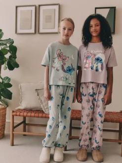 Violet/vert - Lilo & Stitch Survêtement Pyjamas 2 Pack (3-16ans)