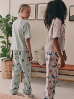Violet/vert - Lilo & Stitch Survêtement Pyjamas 2 Pack (3-16ans)